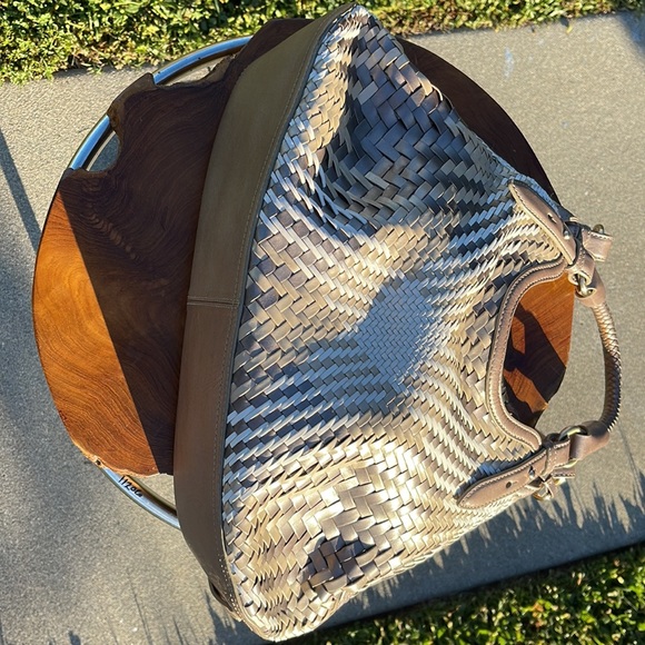 Cole Haan Genevieve triangle woven bag - Picture 5 of 10